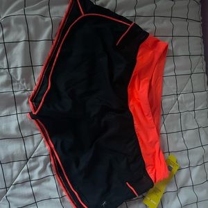 Athletic neon shorts